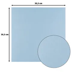 Florence - 30,5x30,5 cm Leinenkarton - Water