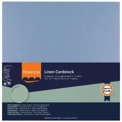 Florence - 30,5x30,5 cm Leinenkarton - Steel