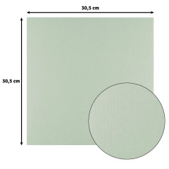 Florence - 30,5x30,5 cm Leinenkarton - Aqua