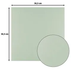 Florence - 30,5x30,5 cm Leinenkarton - Aqua