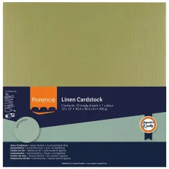Florence - 30,5x30,5 cm Leinenkarton - Acacia