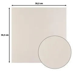 Florence - 30,5x30,5 cm Leinenkarton - Cool Grey