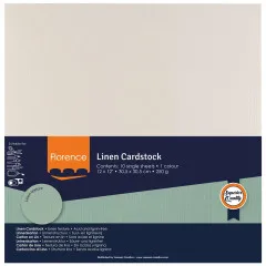 Florence - 30,5x30,5 cm Leinenkarton - Cool Grey