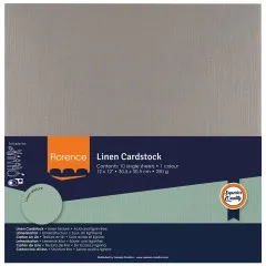 Florence - 30,5x30,5 cm Leinenkarton - Concrete