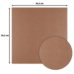 Florence - 30,5x30,5 cm Leinenkarton - Hazelnut