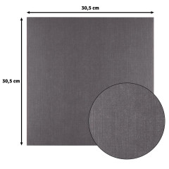 Florence - 30,5x30,5 cm Leinenkarton - Anthracite