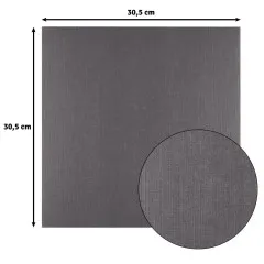 Florence - 30,5x30,5 cm Leinenkarton - Anthracite
