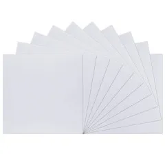 Florence - 30,5x30,5 cm Leinenkarton - White