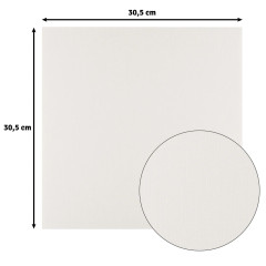 Florence - 30,5x30,5 cm Leinenkarton - Off-White