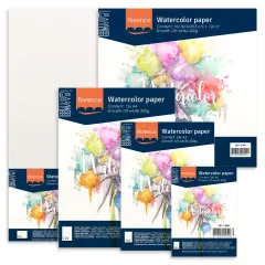 Florence - A4 Aquarellpapier Glatt - Off-White