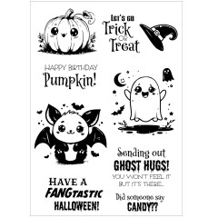 Vaessen Creative - Clear Stamps - Trick or Treat