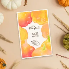 Vaessen Creative - Clear Stamps - Hey Pumpkin