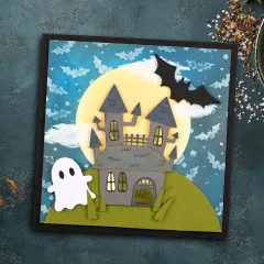 Vaessen Creative - Stanzschablone - Haunted House