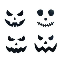 Vaessen Creative - Stanzschablone - Kürbisgesichter