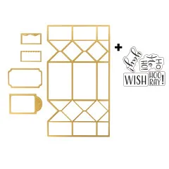 Vaessen Creative - Stempel & Stanzschablonen - A4 Weichnachtscracker