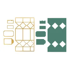 Vaessen Creative - Stempel & Stanzschablonen - A4 Weichnachtscracker