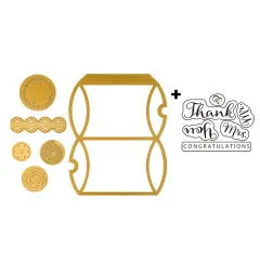 Vaessen Creative - Stempel & Stanzschablonen - A4 Kissenschachtel