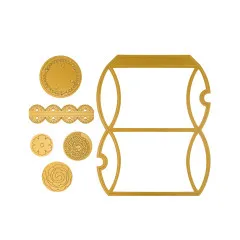 Vaessen Creative - Stempel & Stanzschablonen - A4 Kissenschachtel