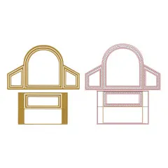 Vaessen Creative - Stanzschablone - Jolly Mail Collection - Displayschachtel