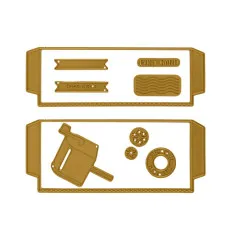 Vaessen Creative - Stanzschablone - Jolly Mail Collection - Posttäschchen