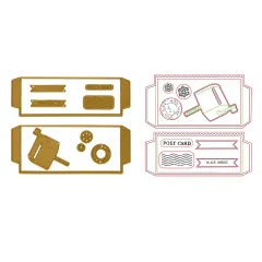 Vaessen Creative - Stanzschablone - Jolly Mail Collection - Posttäschchen