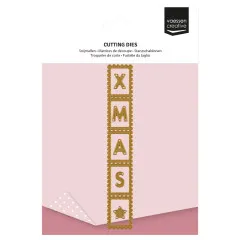 Vaessen Creative - Stanzschablone - Jolly Mail Collection - Briefmarkenstreifen