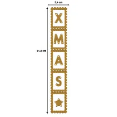 Vaessen Creative - Stanzschablone - Jolly Mail Collection - Briefmarkenstreifen