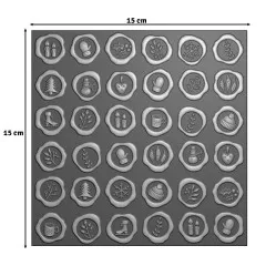 Vaessen Creative - Embossing Folder - Jolly Mail Collection - Wachssiegel