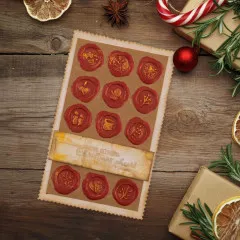 Vaessen Creative - Embossing Folder - Jolly Mail Collection - Wachssiegel