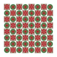 Vaessen Creative - Layering-Schablonen - Jolly Mail Collection - Karomuster