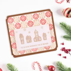 Vaessen Creative - Clear Stamps - Jolly Mail Collection - Mistletoe