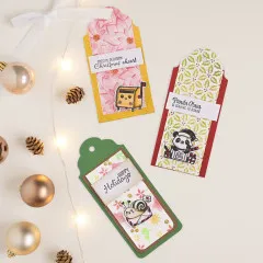 Vaessen Creative - Clear Stamps - Jolly Mail Collection - Falala Kerst