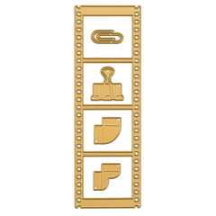 Vaessen Creative - Stanzschablone - Vintage-Filmstreifen