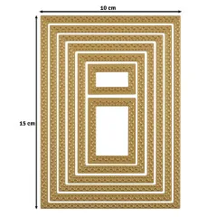 Vaessen Creative - Stanzschablone - Briefmarken