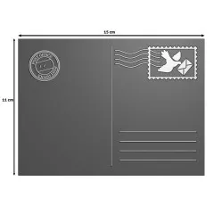 Vaessen Creative - Embossing Folder - Postkarte