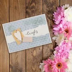 Vaessen Creative - Embossing Folder - Postkarte