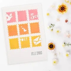 Vaessen Creative - Schablone - Briefmarken