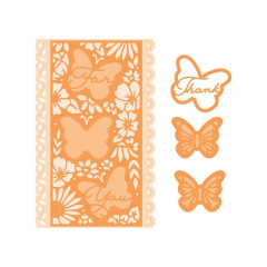 Tonic Studio Verso Die - Mini Slimline Beautiful Butterfly