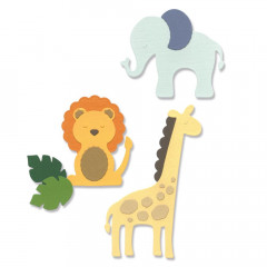 Thinlits Die Set - Basic Zoo Animals by Jennifer Ogborn