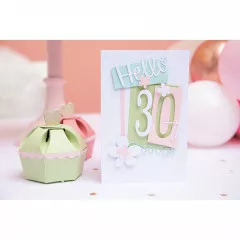 Thinlits Die Set - Fabulous Birthday Numbers by Debi Potter