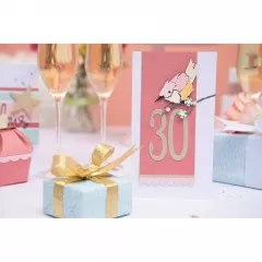 Thinlits Die Set - Fabulous Birthday Numbers by Debi Potter