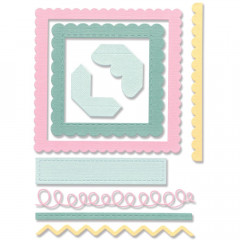 Thinlits Die Set - Fabulous Frames & Borders by Debi Potter