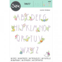 Thinlits Die Set - Floral Alphabet by Alexis Trimble