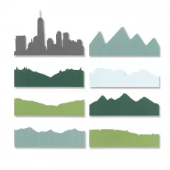 Thinlits Die Set - Skyline Silhouettes by Josh Griffiths