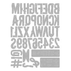 Thinlits Die by Seth Apter - Typography