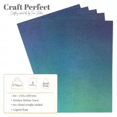 Tonic Studios - Glitter Card - Ombre Under the Sea