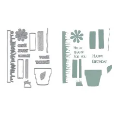 Vaessen Creative Stanzschablone - Garden