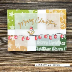 Vaessen Creative - Stanzschablone - Zahlen & Weihnachtsgrüße