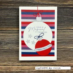 Vaessen Creative - Stanzschablone - Zahlen & Weihnachtsgrüße