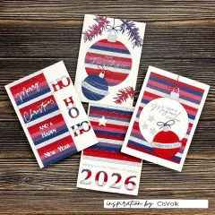 Vaessen Creative - Stanzschablone - Zahlen & Weihnachtsgrüße